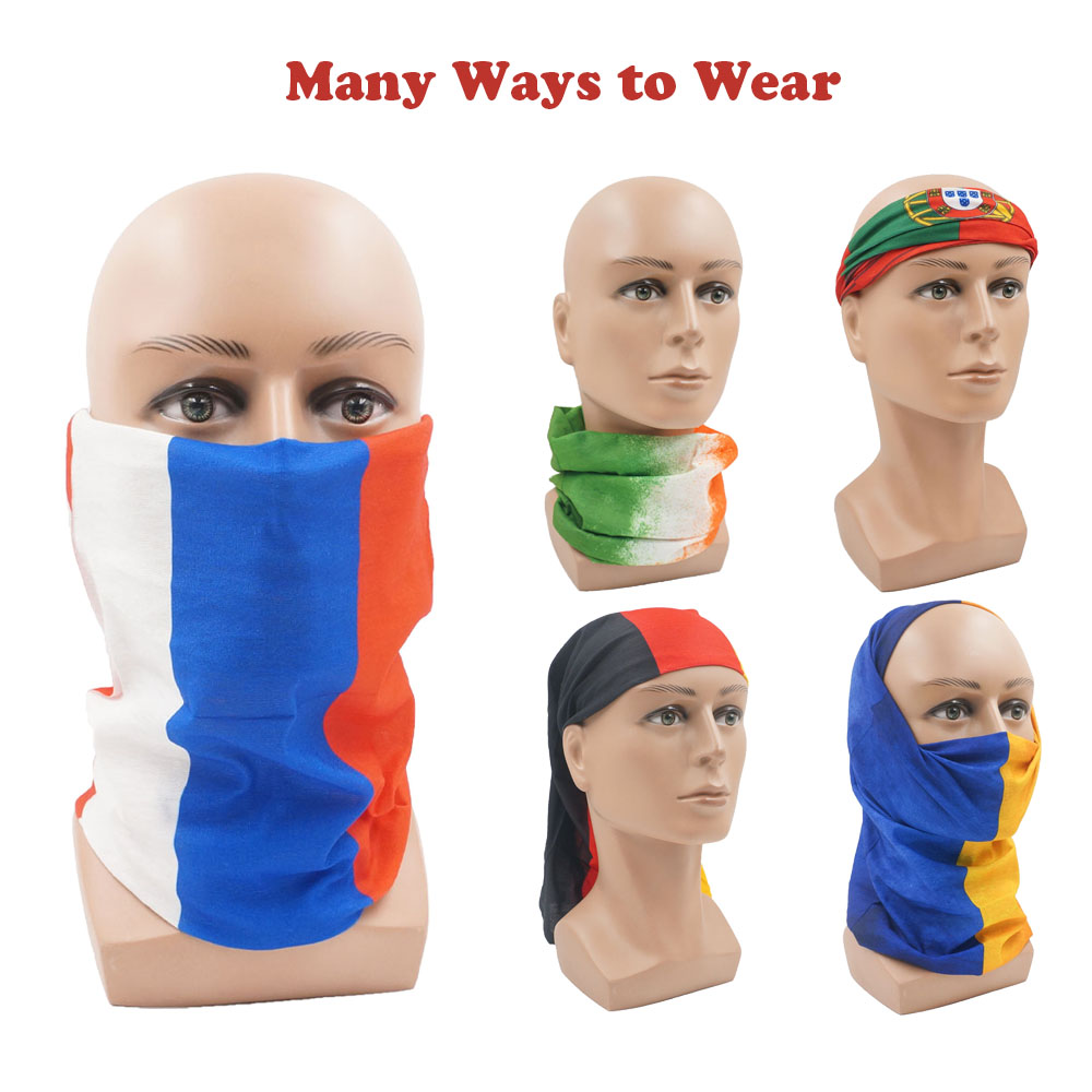 Running Gear Headband - 유럽 국가 얼굴 및 목 각반,