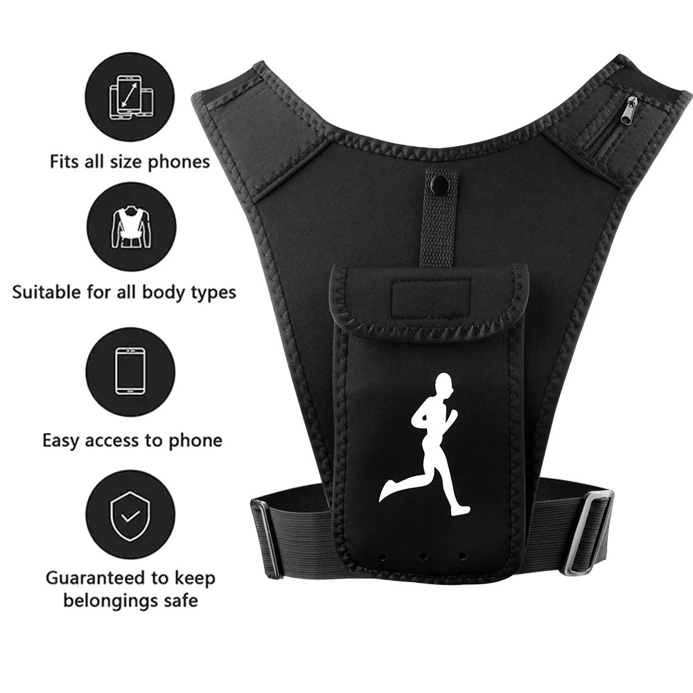 남녀공용 조절 가능한 러닝 조끼 폰 홀더, 키 파우치가 - Running Gear Satisfy 리뷰 및 가격
