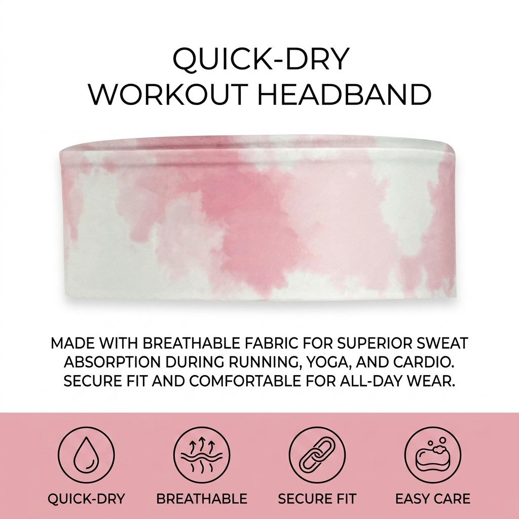통기성 스포츠 헤어밴드, 땀 흡수 기능, 헬스장, 요가 - Running Gear Headband 리뷰 및 가격