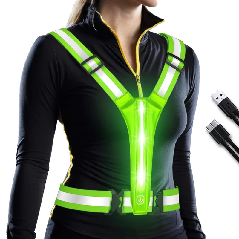 LED Reflective Vest Running Ge - Reflective Running Gear Vest 리뷰 및 가격