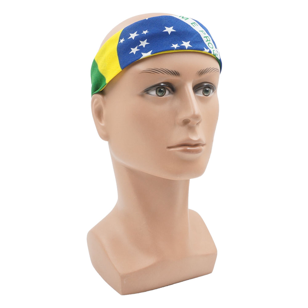 100% 코튼 브라질 국기 반다나, 러닝 사이클링 모자 - Running Gear Headband 리뷰 및 가격