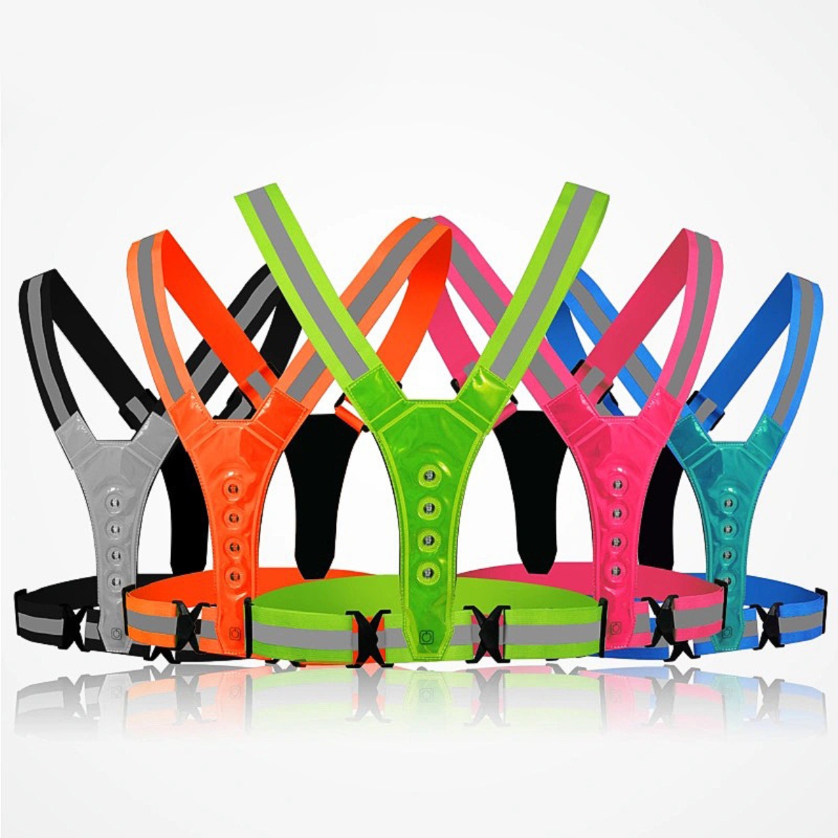 남성과 여성을 위한 조정 가능한 LED 달리기 및 사이 - Running Gear Satisfy 리뷰 및 가격