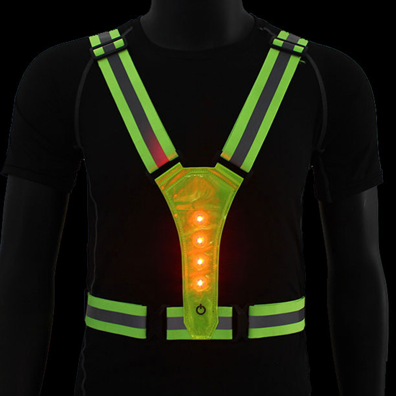 남성과 여성을 위한 조정 가능한 LED 달리기 및 사이 - Running Gear Satisfy 리뷰 및 가격
