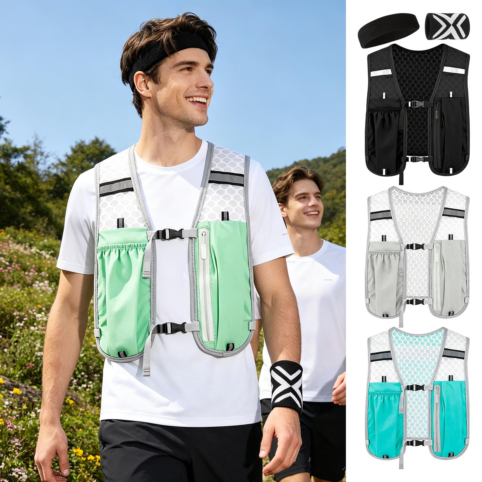 야간 러닝 조끼 헤드밴드와 손목밴드가 있는 스포츠 기어 - Running Gear Headband 리뷰 및 가격