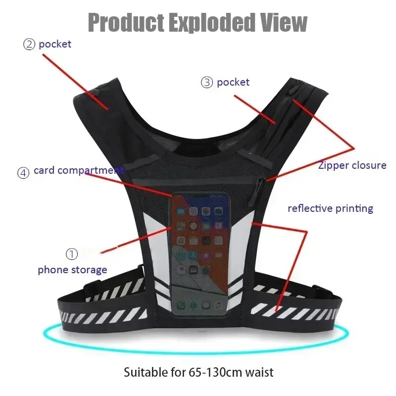 CZHIYAO 경량 러닝 조끼, 반사 스트립과 휴대폰  - Reflective Running Gear Vest 리뷰 및 가격