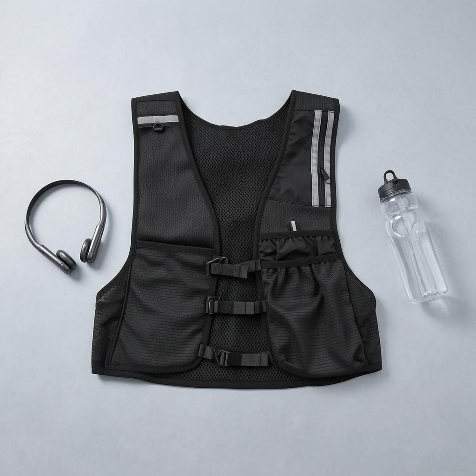 야외 러닝 조끼, 백패킹 장비, 조절 가능한 스트랩,  - Reflective Running Gear Vest 리뷰 및 가격